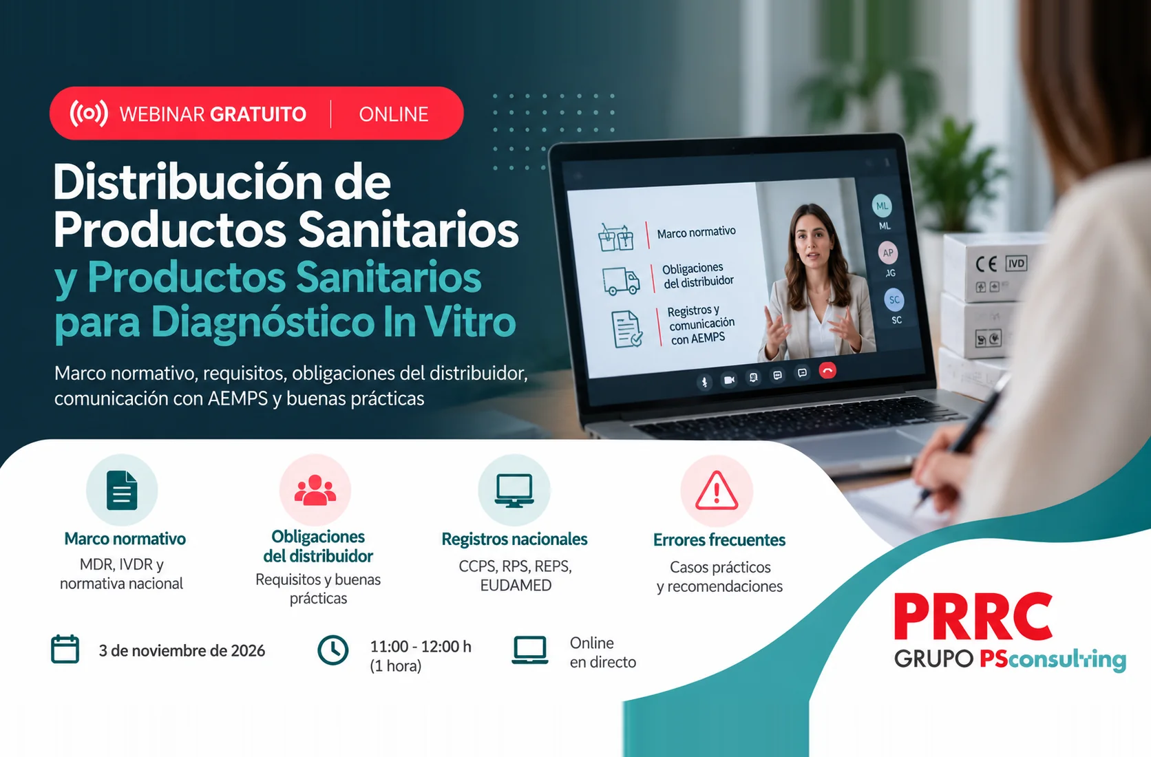 Webinar distribución de producto sanitario W261103